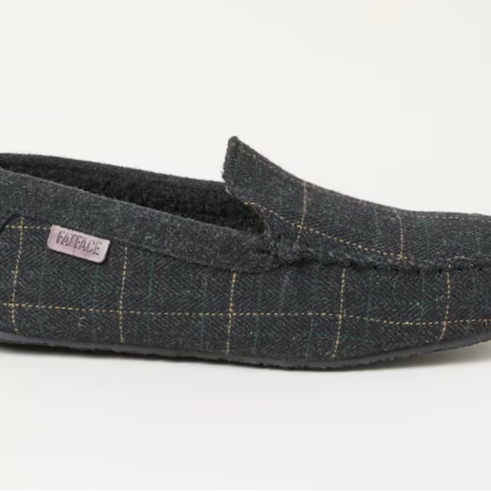 Fat Face Men's Checkered Loafers - NWT